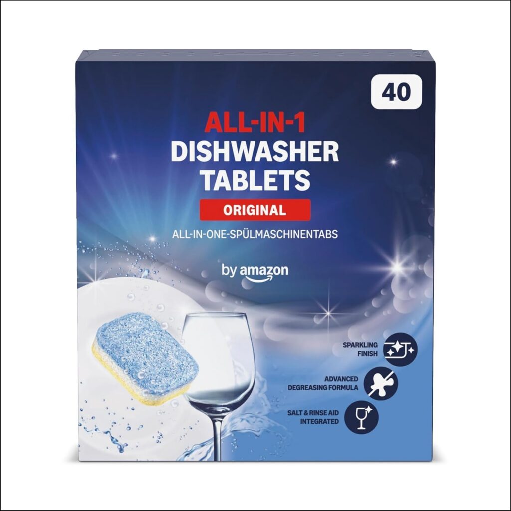 Amazon ALL-IN-ONE Dishwasher Tablets 40 Tabs