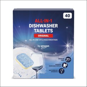 Amazon ALL-IN-ONE Dishwasher Tablets 40 Tabs