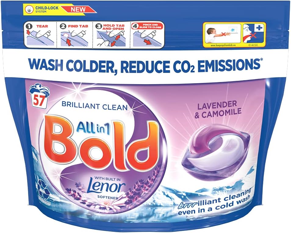 Bold All-in-1 Pods Lavender & Camomile 57 Capsules