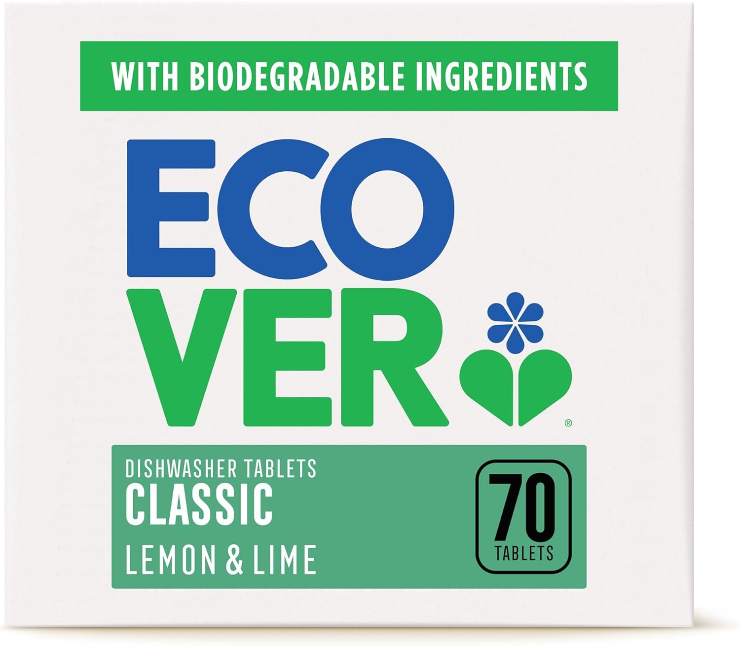 Ecover Dishwasher Tablets 70 Tabs