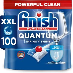 Finish Quantum Ultimate All In One Dishwasher Tablets 100 Tabs